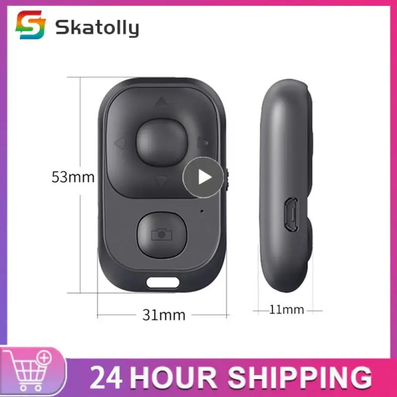 Pulsante Di Controllo Remoto Compatibile Con Bluetooth Controller Wireless Auto-Timer Fotocamera Stick Shutter Release Phone Selfie Per