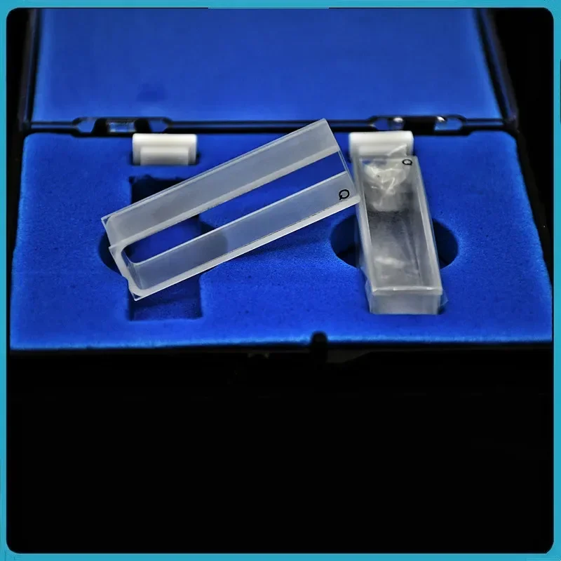 Quartz Cuvette Cell Quartz Cuvette Light Path 10mm Quartz Absorption Cell 3.5ml Liquid Sample Cell Spectrometer Molten Sintering Technology