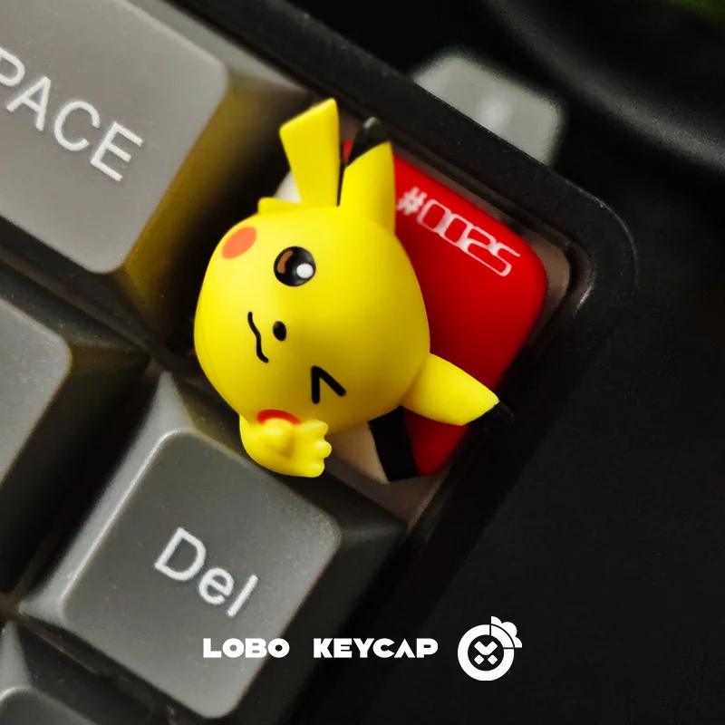 Cute Cartoon Squirtle & Psyduck Keycap - Anime-Inspired Mechanical Keyboard Decor Gift