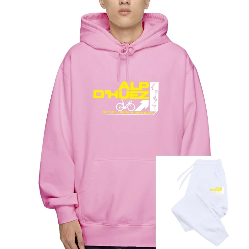 

France Alp D'Huez Cycling Men'S Printed T-Hoodies Fashion 2020 Summer Men'S Casual Street Wear Autumn Male Pullover & SweaHo