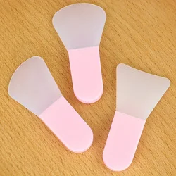 Silicone Mask Applicator and Makeup Spatula Set - 3-Piece Beauty Tool Collection (3PC-Pink)