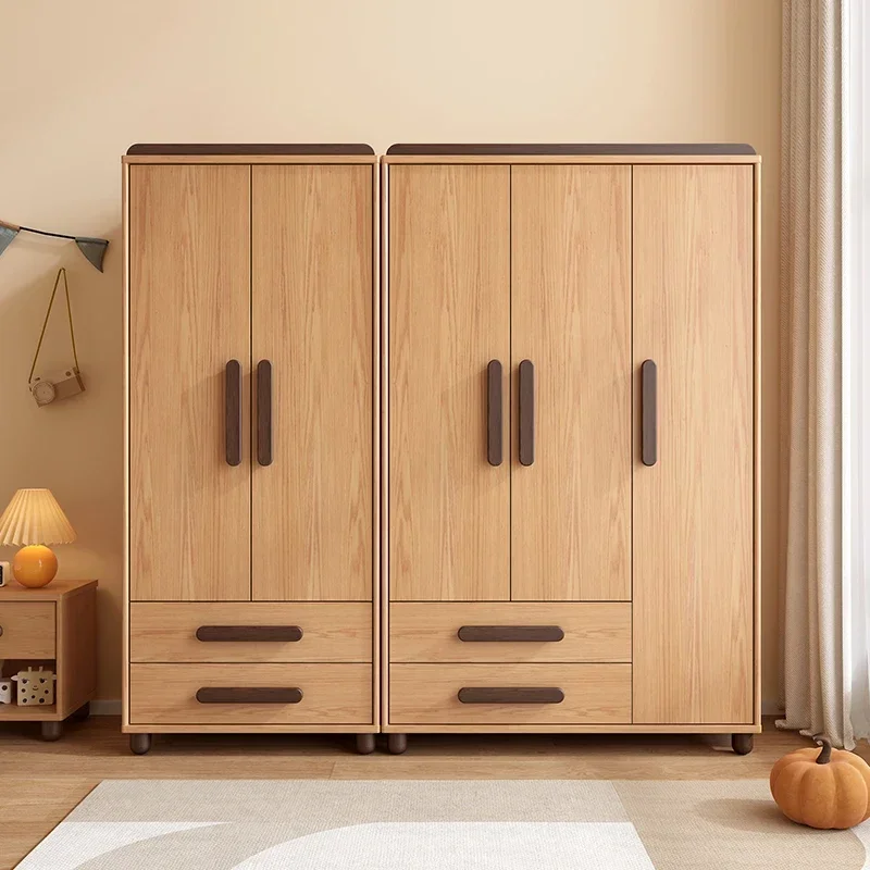 Nordic Child Organizer Wardrobe Storage Drawer Wood Kawaii Bedroom Wardrobe Clothes Apartment Roupeiro De Quarto House Furniture 5