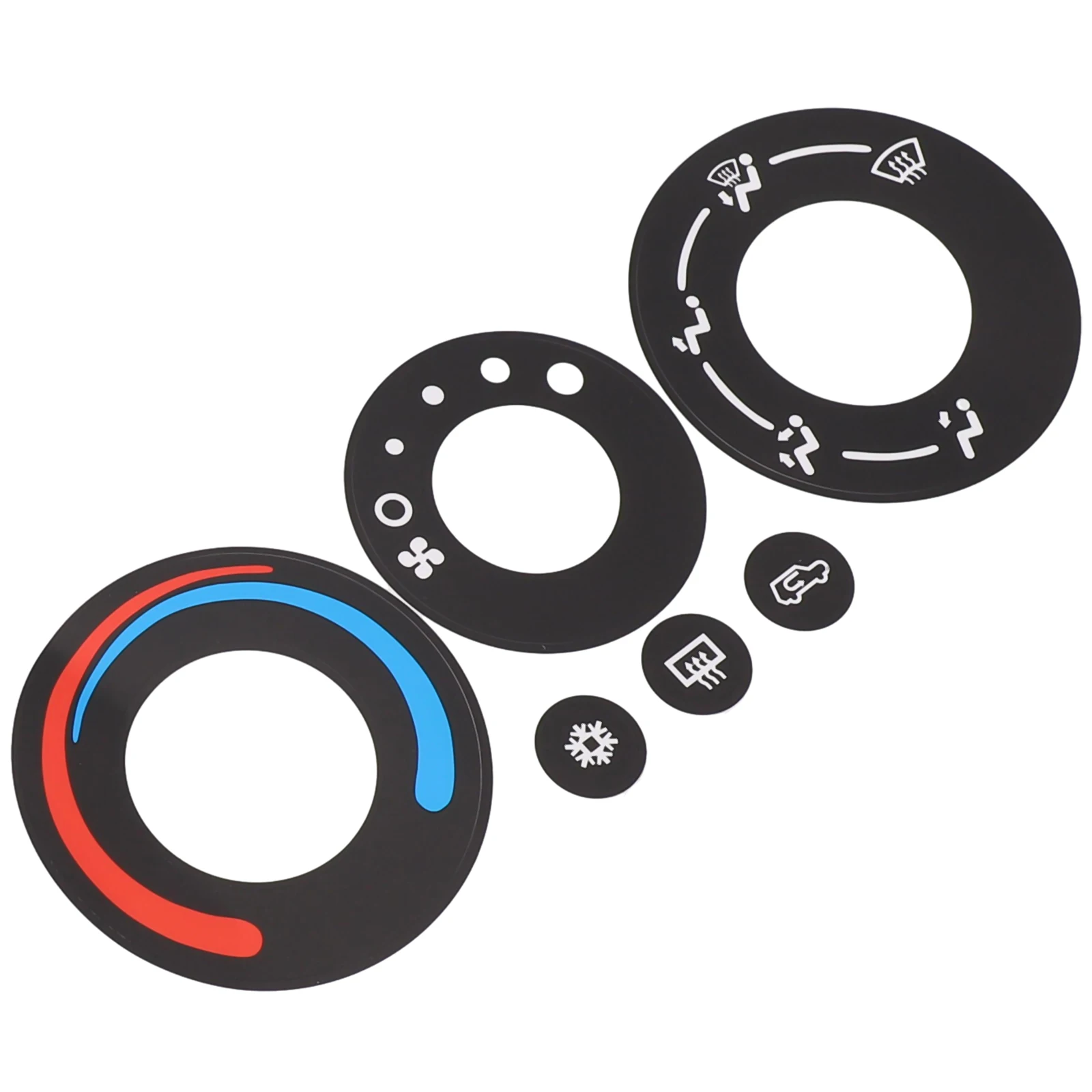 

UnUniversal Button Repair Decal Sticker Useful 2005-2006 A/C Climate Control Durable For Pontiac Torrent Push Button