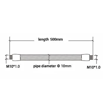 D10 500mm MM10x2