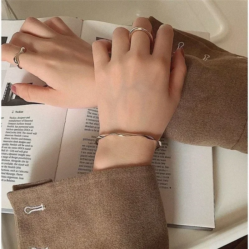 2/4pc Twist Bracelet Women Jewelry metal bracelet