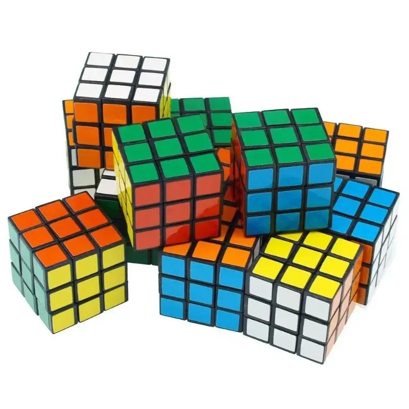 Magic Cube Toys 12Pcs 3cm Mini for children Educational Kindergarten Prize Kids Birthday Party Favors Goodie Bag Pinata Fillers