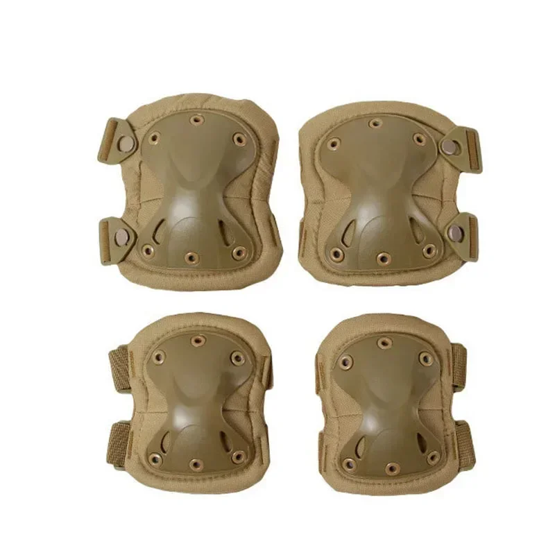 Tactical Knee Pad Support Elbow Protector CS Military Army Airsoft Outdoor Protective Knees Pads Sport Hunting Kneepad Safe Gear