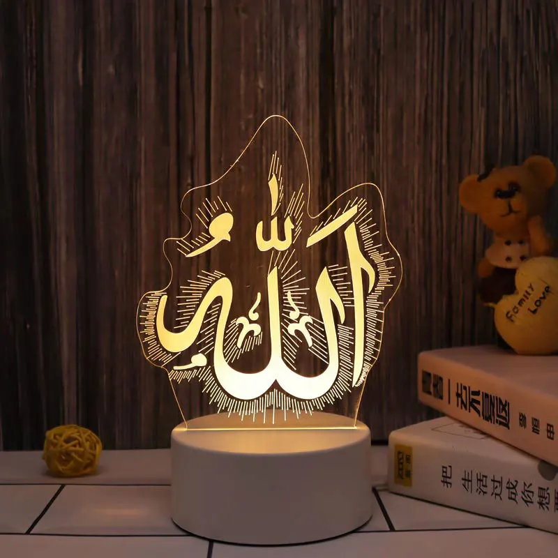 LED USB-Powered Islamic Festival Neon Night Light