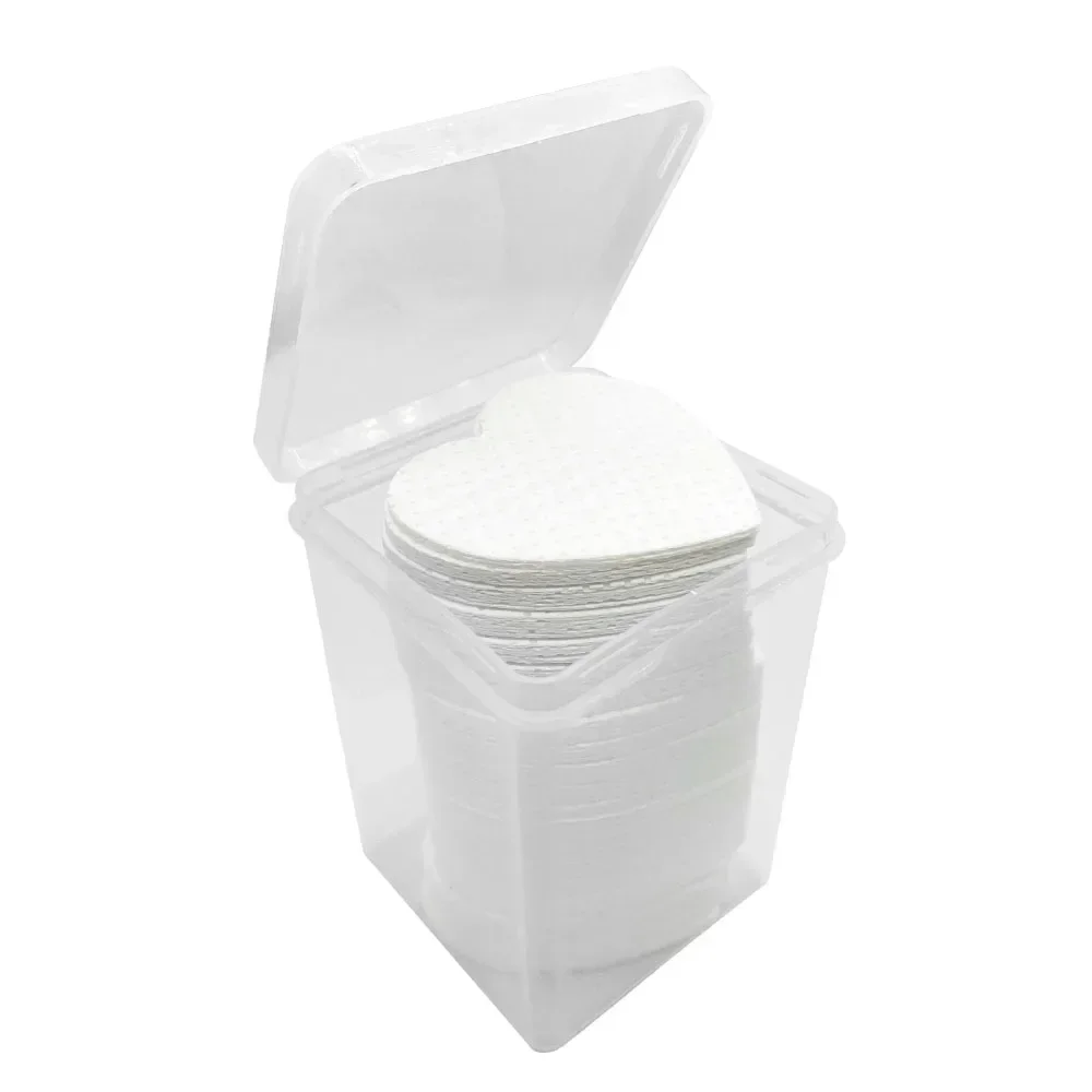 200 Pcs Disposable Lint-Free Paper Cotton Wipes Eyelash Extension Glue Remover Pads Cleaning Wipes Cosmetics Makeup Tools