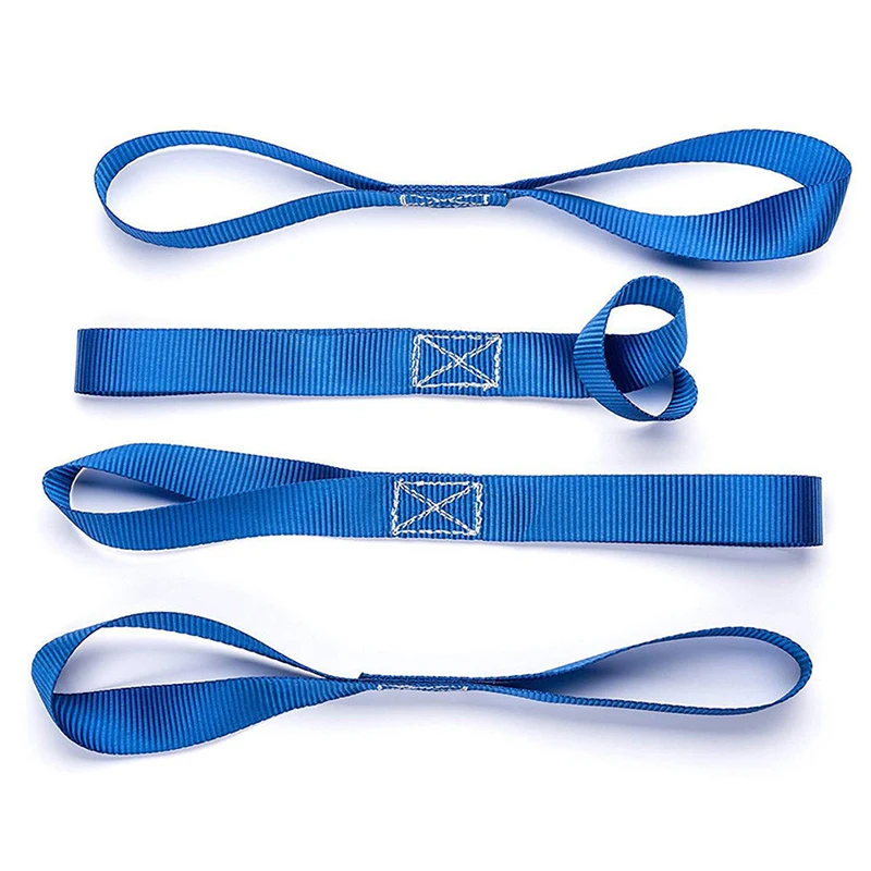 1X Soft Loop Tie Down Straps Ratchet Towing Cargo ATV UTV Motorcycle 600LBS