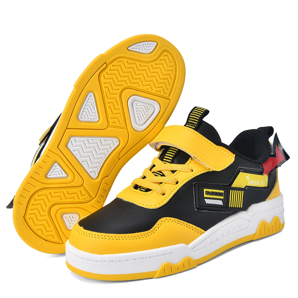 Kids Sneakers Cartoon Casual Shoes Boys Comfortable Sports Shoes Outdoor Nonslip Tennis Shoes Children Lightweight Running Shoes