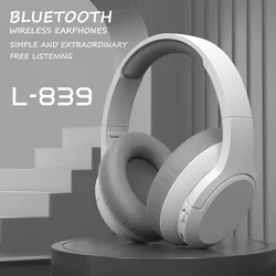 Wireless Bluetooth 5.3 Foldable Gaming Headset with Mic and Earbuds (WHITE)