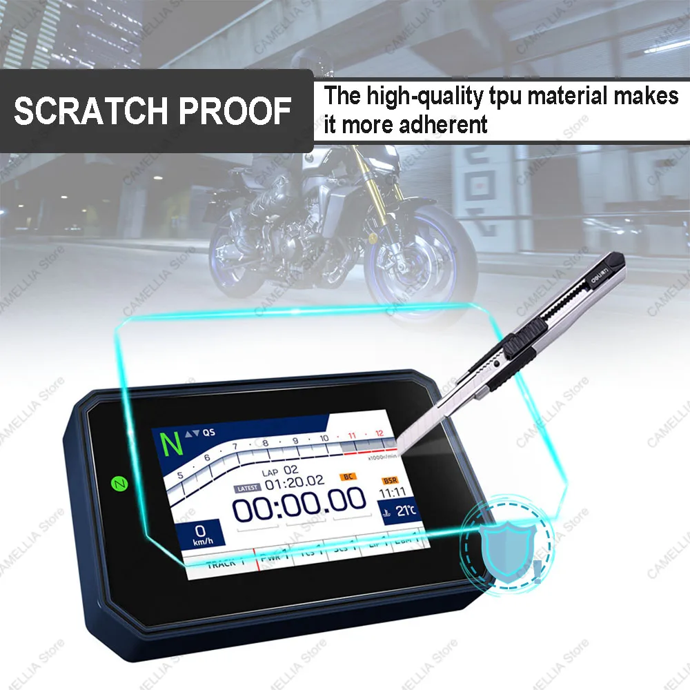 Motorcycle Dashboard Protective Film Anti Scratch High-Definition Motorcycle screen protector Screen Protector for Yamaha MT-09