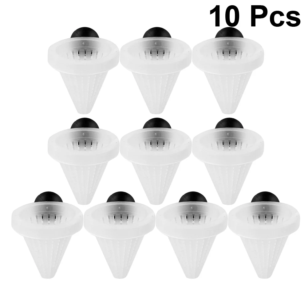 10Pcs Feeder Cup Worm Cone Red Feeding Aquarium Live Fish Basket