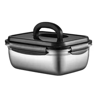 304 Stainlesss Steel Leak Proof Lunch Box With Lid Picnic Box Bento Box Food Storage Containers For Portable Food Bento Boxes 1