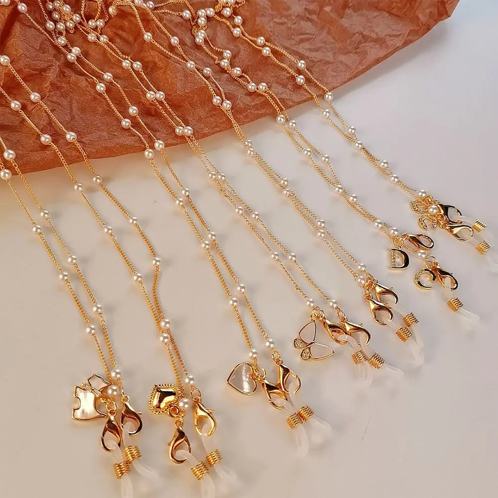 

Eyeglasses Holder Eyewear Accessories Metal Glasses Chains Reading Glasses Lanyard Pearls Sunglasses Chain Mask Holder Strap