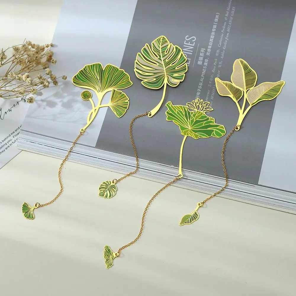 

Латунный лист лотоса, жила, металлическая фотография, лист лотоса, Зеленый лист, Закладка, зеленый лист, китайский стиль, Закладка, канцелярские принадлежности