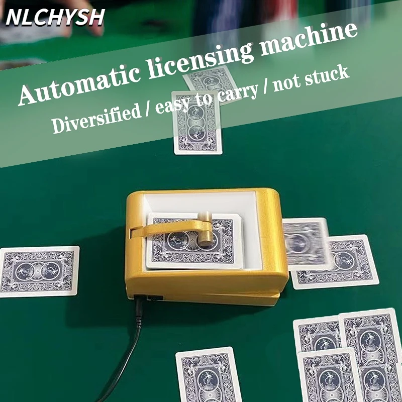 New Fully Automatic Mini Intelligent Playing Card Dealer Universal