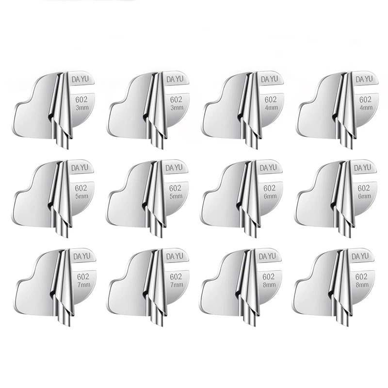 12 Pezzi Piedino Per Macchina Da Cucire 3Mm-8Mm Piedino Per Ritti Arrotolato Per Cucire Kit Per Macchina Da Cucire Guida Per Cuciture Piedini Per Cuci