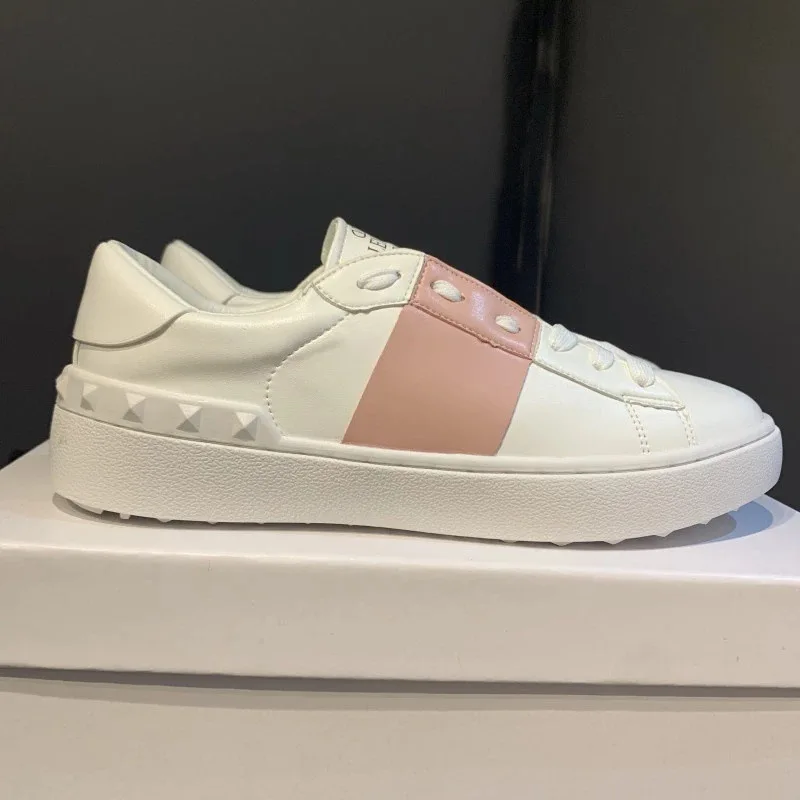 Spring and Autumn Style Thick Soled Casual Versatile Flat Lace Up Board Shoes for Couples, Low Cut Comfortable Sports Shoes 6