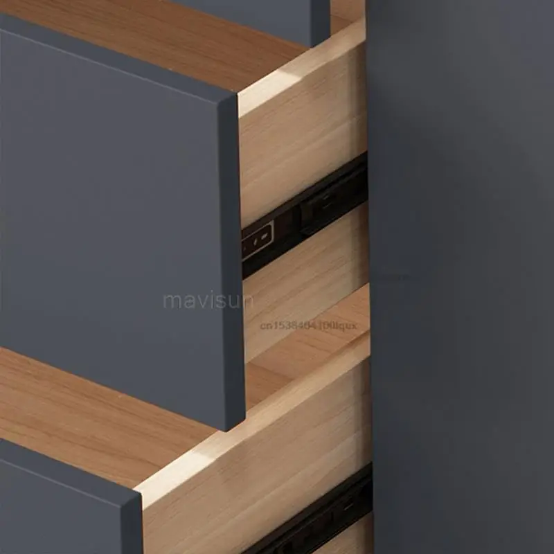 Nordic Rock Board Sideboard Light Luxury Modern Minimalist Cupboard Dining Cabinet Living Room Wine Cabinet Kitchen Furniture