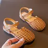 Girl Sandals Hollow Out Vacation Gladiator Style Outdoor Children Flat Toddler Fashion Summer Soft Kid Shoes 4