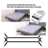 2pcs Adjustable Triangle Elastic Suspenders Gripper Holder Straps Clip for Bed Sheets Mattress Covers Sofa Cushion Band Belt 3