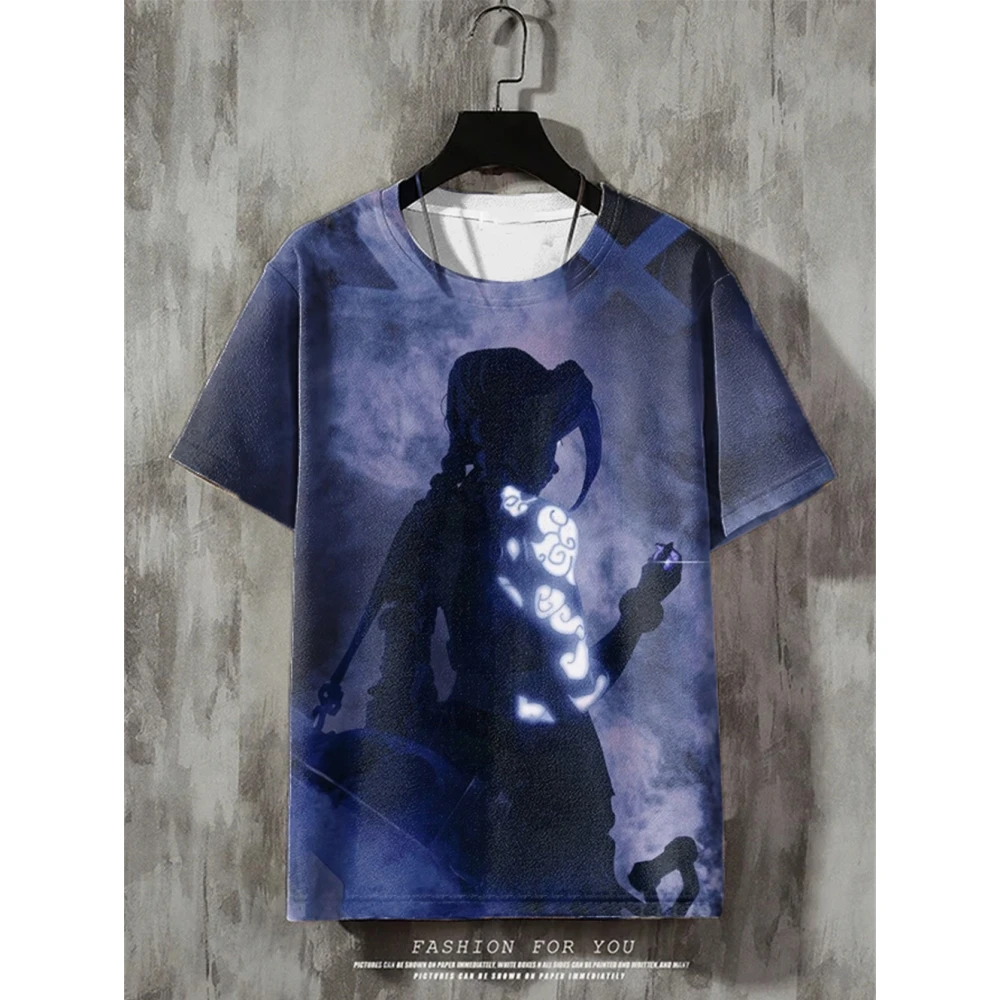 

Anime Men's T-Shirt Retro Street Short Sleeved T Shirt For Men Casual 3d Print Summer Top Breathable Loose Men's Clothing