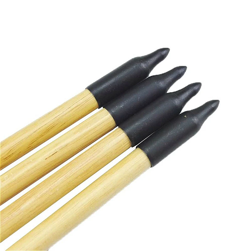 20pcs Archery Field Points 5/16" Glue on Replacement Practice Arrow Tips for OD 8mm Bamboo and Wood Arrows Steel Broadhead