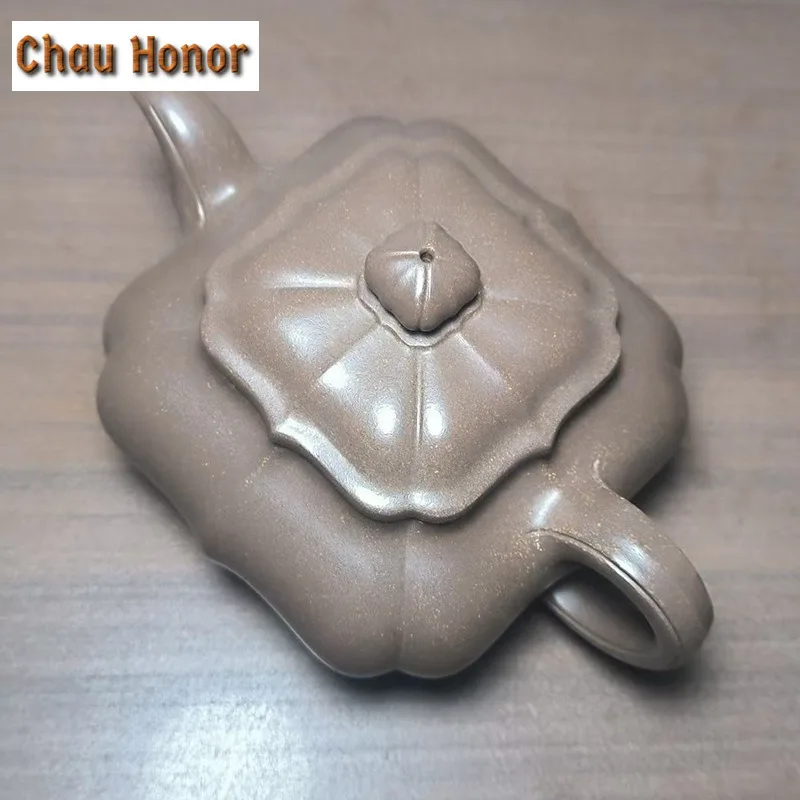 290ml Exquisite Yixing Purple Clay Teapots Handmade Stove Pot Raw Ore Clear Ash Section Mud Kettle With Filter Zisha Tea Set