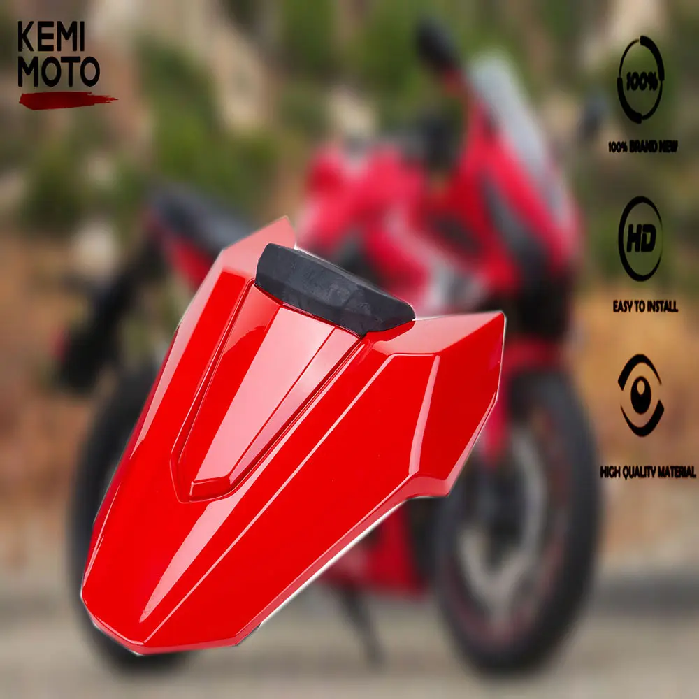 Rear Seat Cowl Cover Tail Section Fairing Cowl With Rubber Pad