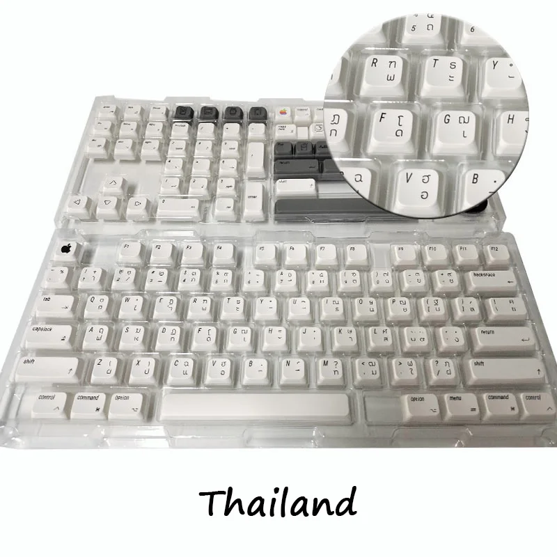 MX, Inglês, Japonês, Russo, Coreano, Tailândia, 127 Chaves, Apple Mac