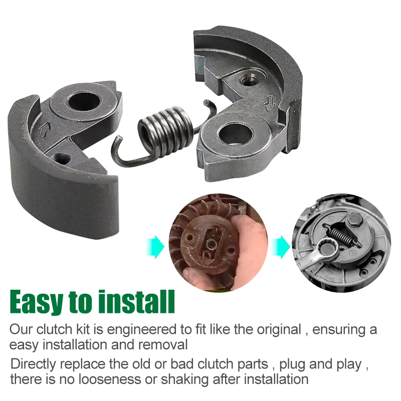1pc Brush Cutter Clutch Fit TU26 BC260 CG260 G26 26CC 1E34F Grass Trimmer Clutch Lawn Mower Spare Parts 4