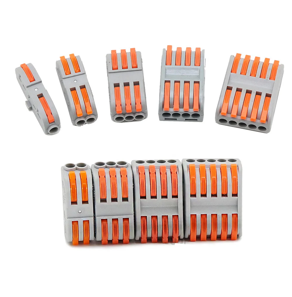 Connettore Micro Quick Wire And Cable Connettore Universale Push In Scatola Di Giunzione 221/222 Terminale Push-In Led