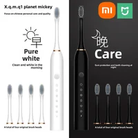 Xiaomi Ultrasonic Toothbrush Six Speed Mode Home Soft Hair USB Charging Waterproof Adult Tooth Cleaner Automatic Couple Set 1