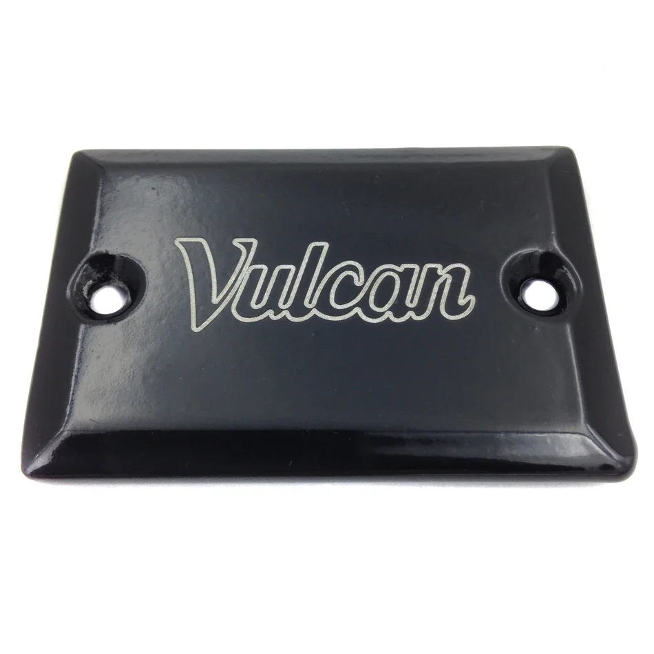 "Vulcan" Brake Fluid Reservoir Cap for Kawasaki Vulcan 900/2000 2006-2012 Aftermarket Motorcycle Accessory & Part Chrome Cover