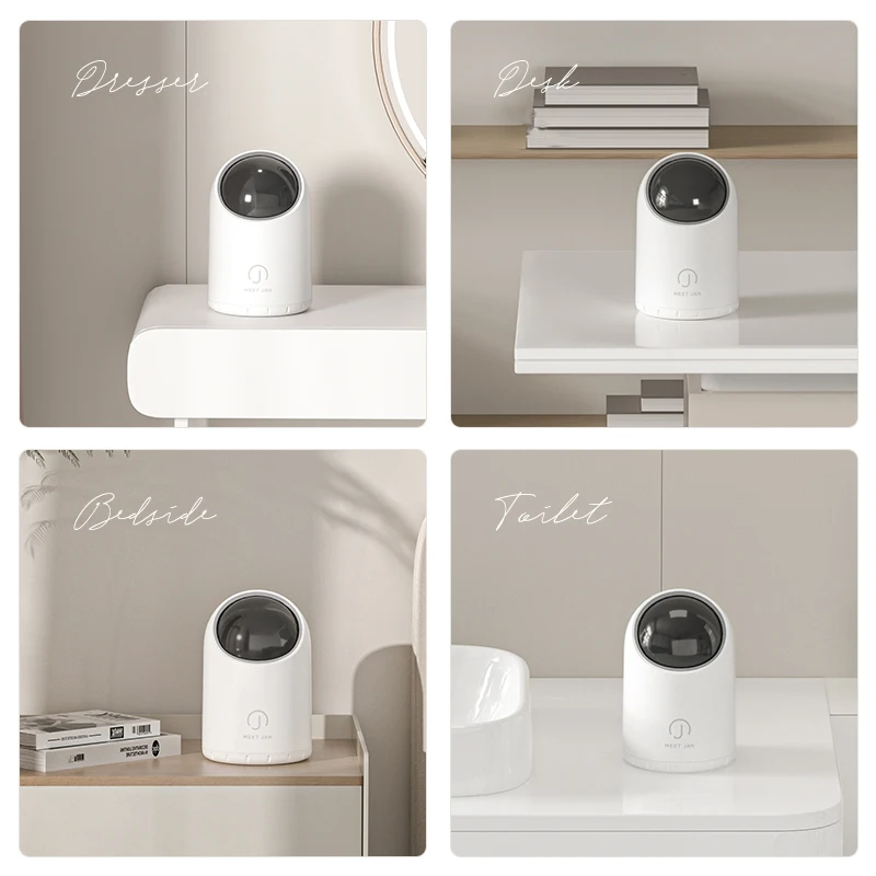 Cestino Automatico Da Tavolo Con Sensore – 6 Litri – Ricaricabile USB – Bianco - 2