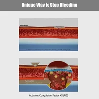 Тактическая каолиновая гемостатическая сжатая марля, аварийная уличная перевязка, фиксированная повязка, аптечка для кровотечения, травмная повязка на рану — изображение 6