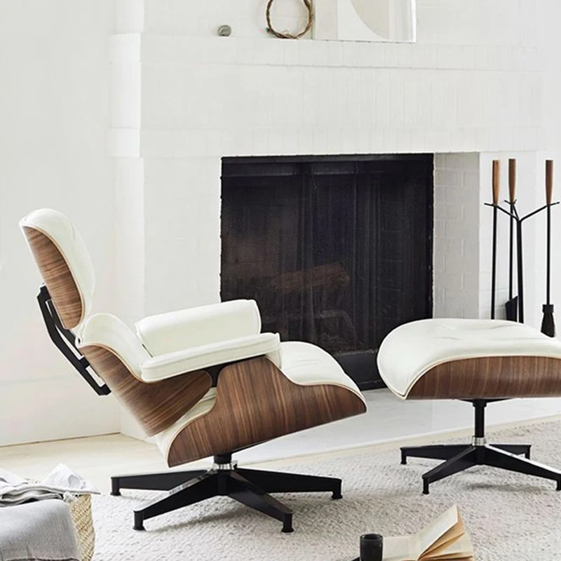 

Modern Simple Style Sofa Chair Office Computer Chair Single Sofa Computer Room Ergonomic Chair Leather Chair With Waist Pedal