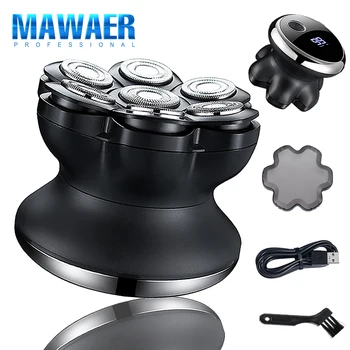 Rasoio elettrico 7D Lama galleggiante Rasoio per capelli Tagliacapelli Rasoi per testa calva per uomo Rasoio per testa per rasoio elettrico per testa calva 1