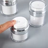 15/30/50ml Dispensing Bottle Vacuum Design Cream Bottle Refillable Press Type Moisturizer Pump Dispenser Airless Pump Jar 1