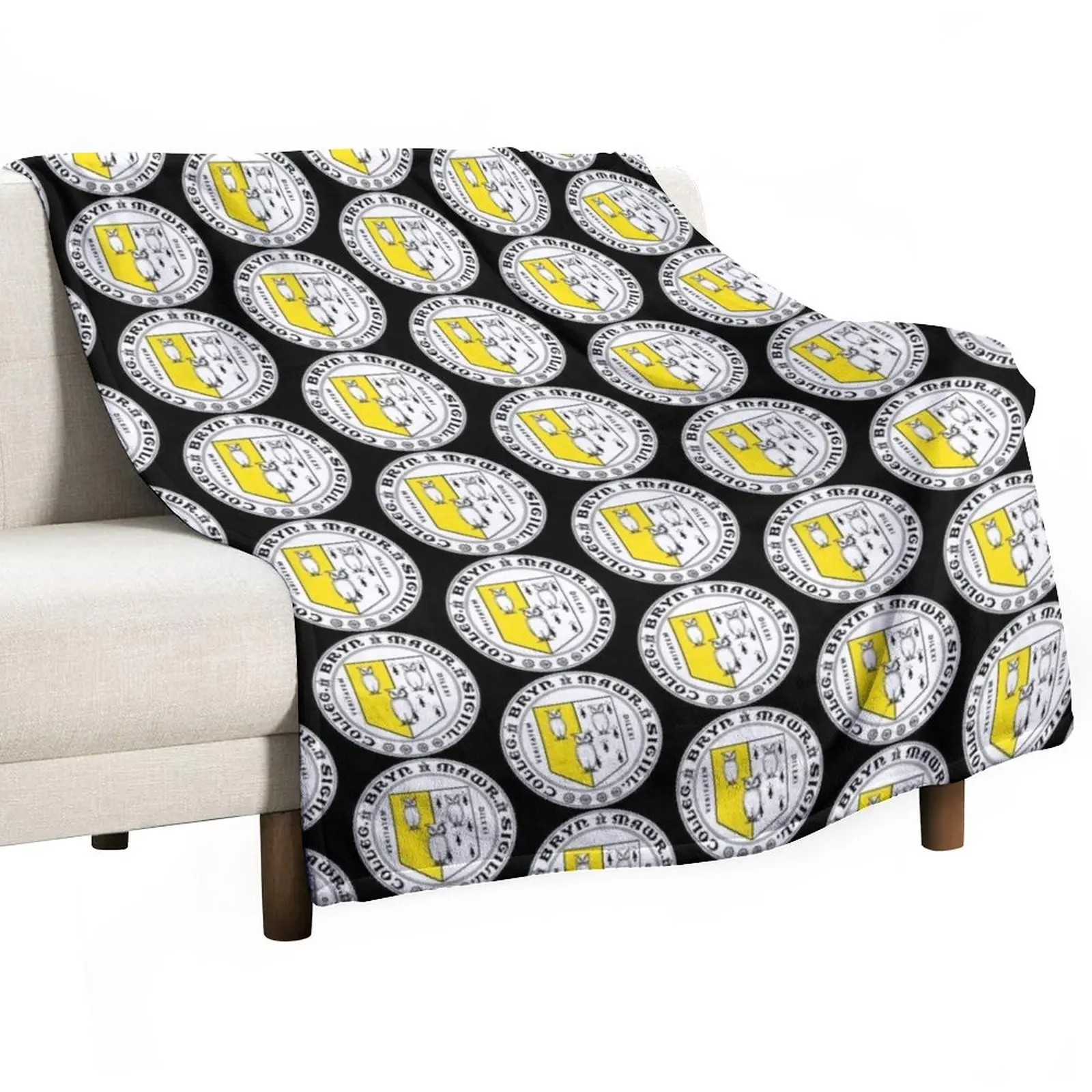 

Bryn Mawr College Throw Blanket Vintage Blanket Sleeping Bag Blanket