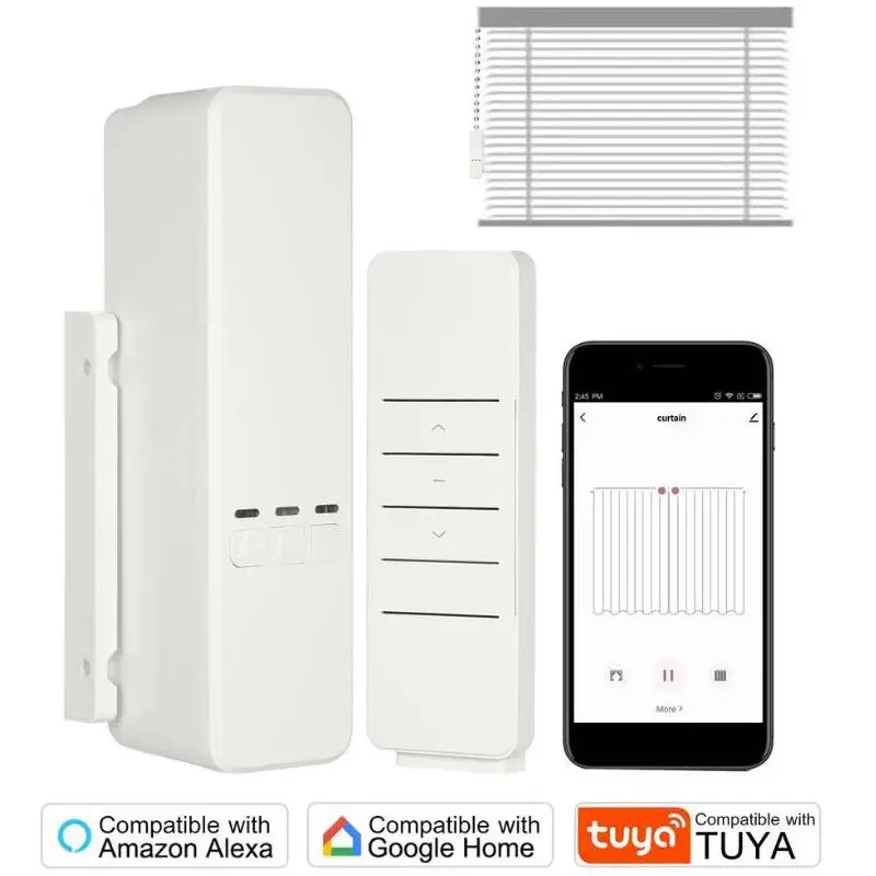 Kompatibel mit Tuya Smart Curtains Robot Motor WLAN Elektrischer Kettenmotor für Rollos Fernbedienungs-Kit Smart Life App Alexa Google – Detail 1