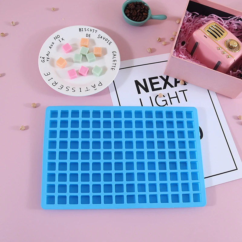 1PC 126 Cavity Chocolate Silicone Mold Ice Cube Mold Fondant Patisserie Candy Bar Mould Cake Mode Decoration Kitchen Party DIY