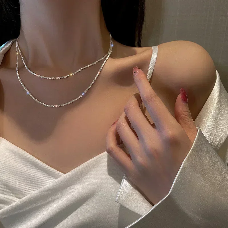 Necklace For Women Clavicle Chain Choker Fashion Jewelry Accessories Wedding Party Birthday Gift Pendant