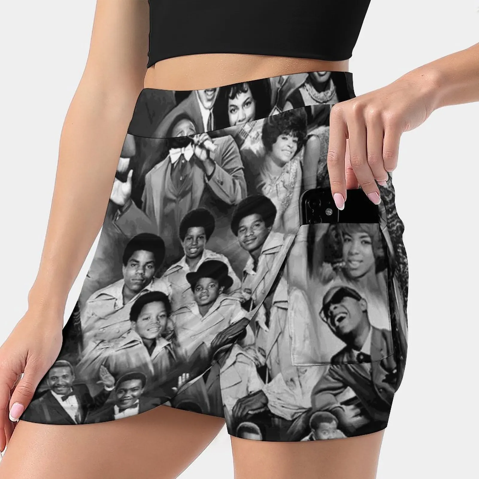 

The Best Of Motown 2 Women's skirt Aesthetic skirts New Fashion Short Skirts The Best Of Motown Smokey Robinson Diana Ross The