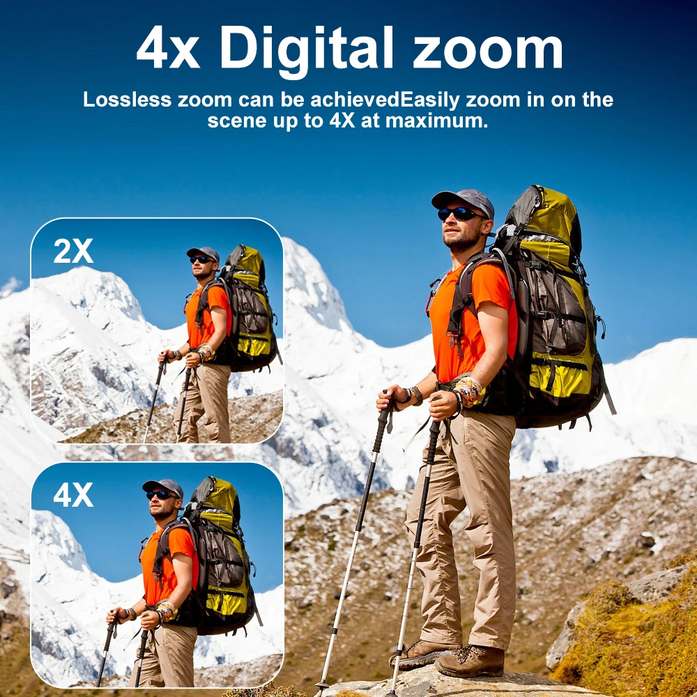 WiFi Anti-shake 6K 4k 60fps action camera Waterproof 50M Sport Camera With Remote 6