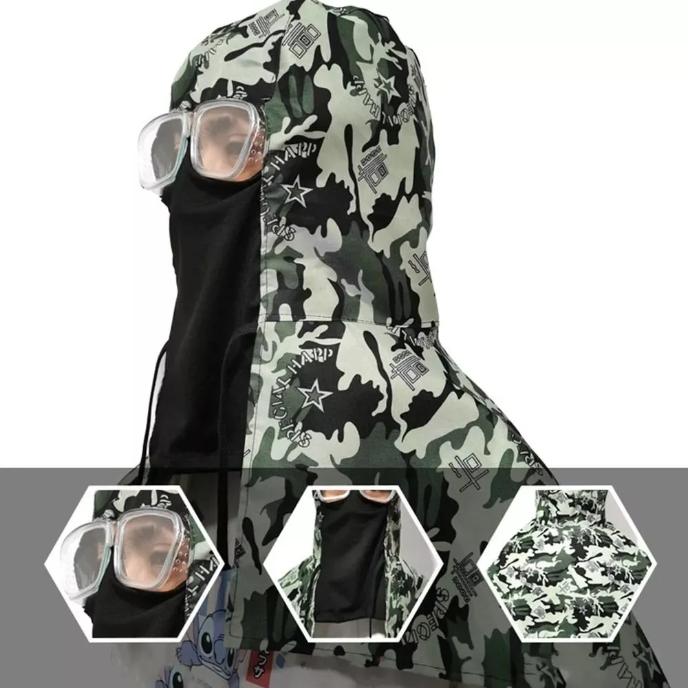 New Full Protective Welding Hood Washable Sun Protection Welding Neck Cover for Men Women Outdoor Welding head cover
