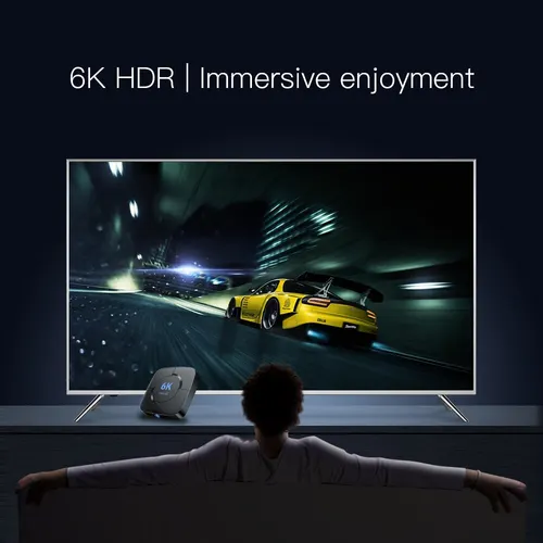 HONGTOP 스마트 TV 박스 안드로이드 12 4GB 32GB 64GB 2.4G/5GHz 와이파이 블루투스 안드로이드 TV 박스 6K HDR 미디어 플레이어 3D 비디오 셋톱 박스 2