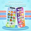 Kids Early Educational Mobile Phone Toy Children English Learning Music Cellphone with Light and Sound for Baby Infant Gift 4
